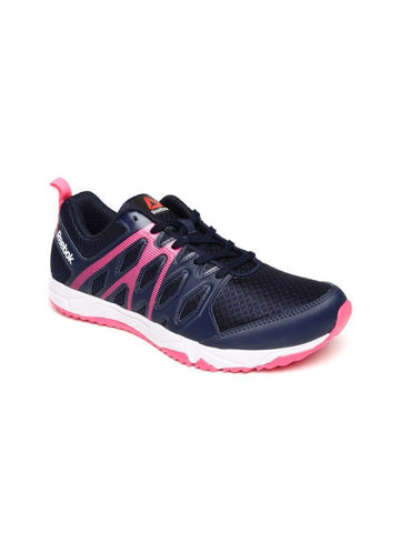 Reebok Women Navy & Pink Arcade Running Shoes